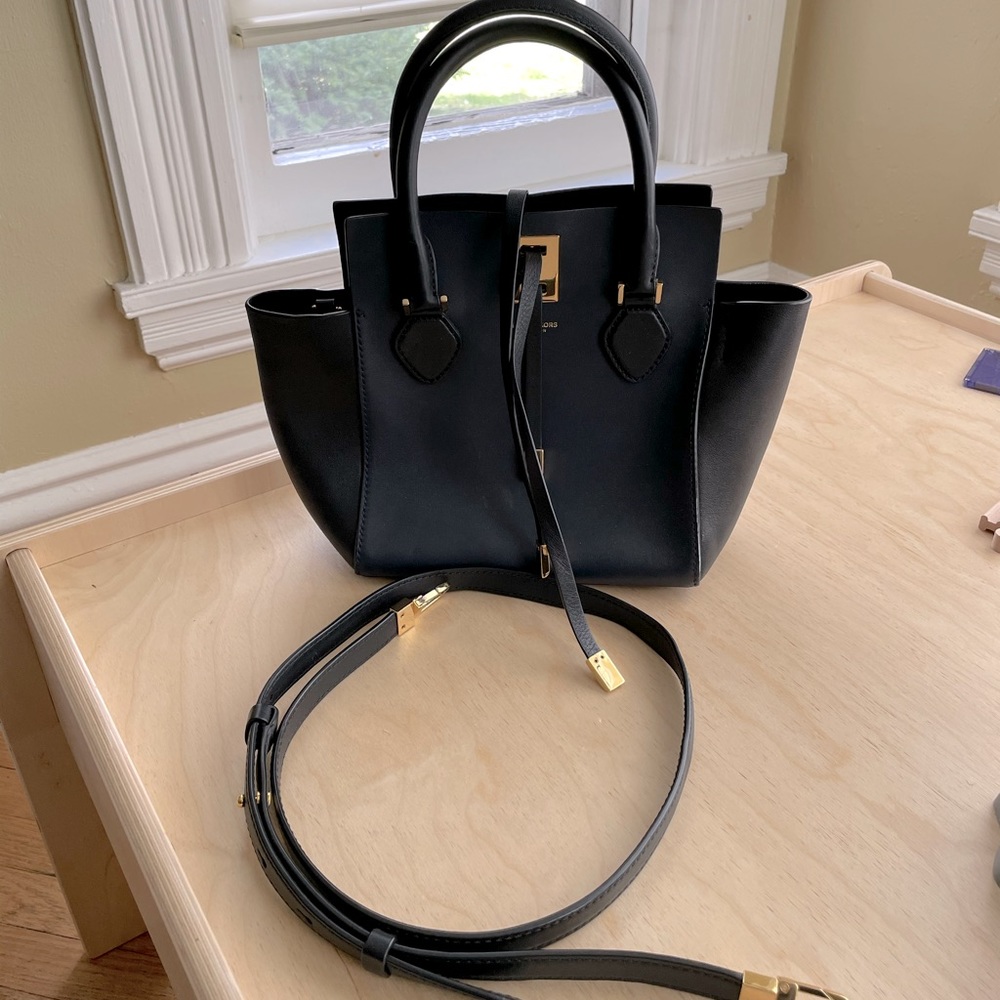 Michael Kors Collection Miranda Bag Black/Navy